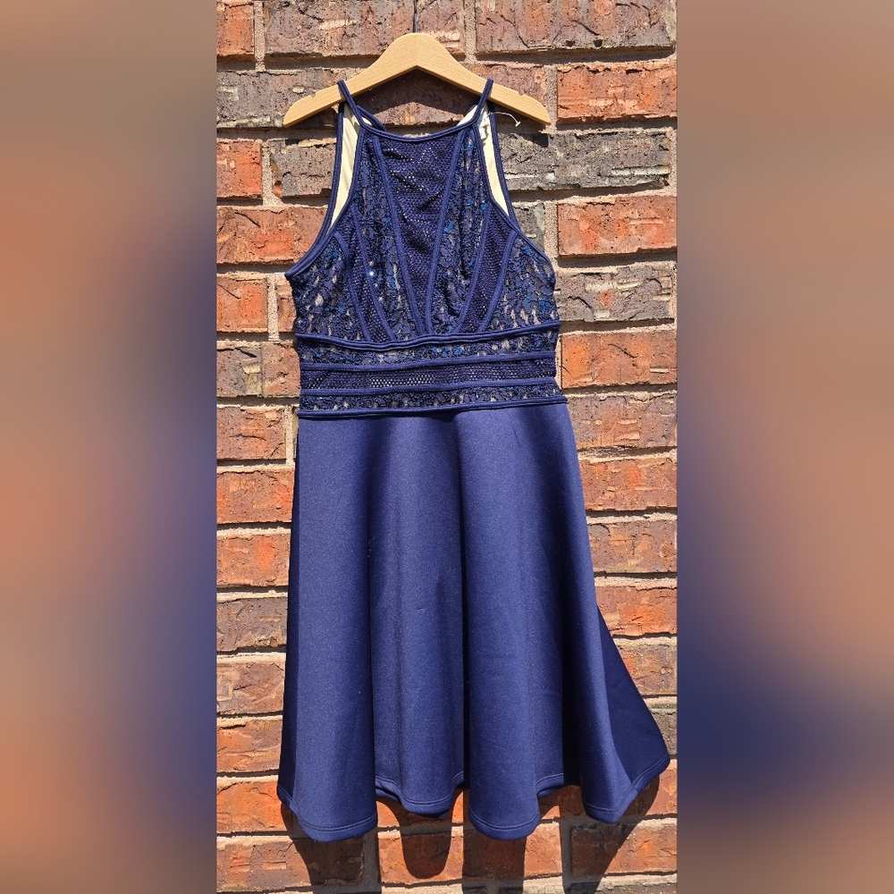 Francesca’s Blue Dress‎ Size Small